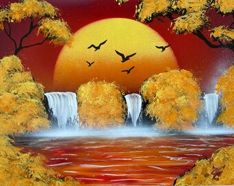 Sunset Waterfalls