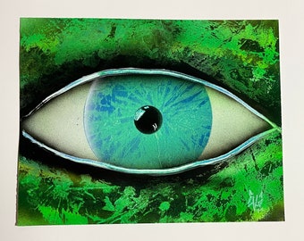 green eye