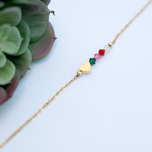Mother’s Day Gift | Birthstone Bracelet For Mom, Personalized Bracelet