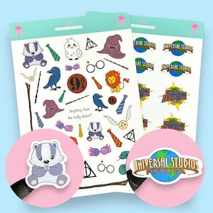 School Of Magic Florida Park Planung Urlaub/Ferien Planner Sticker Sheet Geschenk Set/Bundle