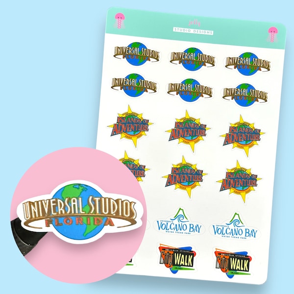 Orlando vakantie/vakantieplanning, Universal Resort reisplanning stickervel