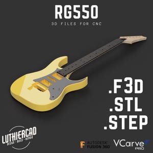 RG550 | 3D Models for CNC | F3D, SKP, STEP | Instant Download |