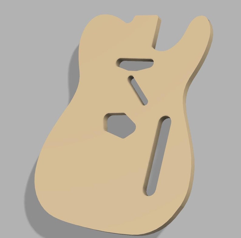 Fender Telecaster Standard Template Etsy