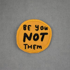 Be you not them iron-on patch, Embroidered badge on iron