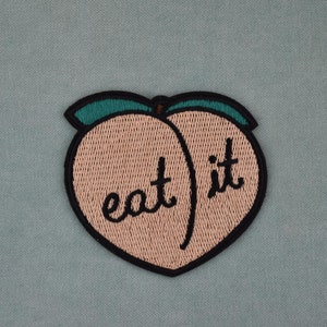 Eat it patch, iron-on iron-on patch, customize clothing and accessories