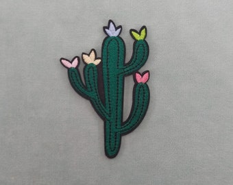 Cactus patch 7 cm / 10 cm, Embroidered badge on iron