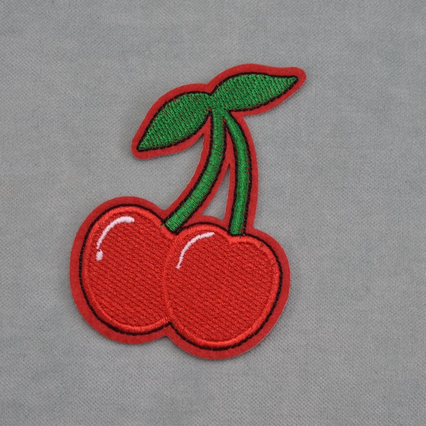 Patch cerises thermocollant, écusson thermocollant