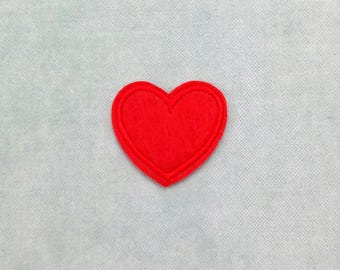 Parche de corazón de fieltro, parche termoadhesivo, parche para planchar, parche para coser, personalizar ropa y accesorios