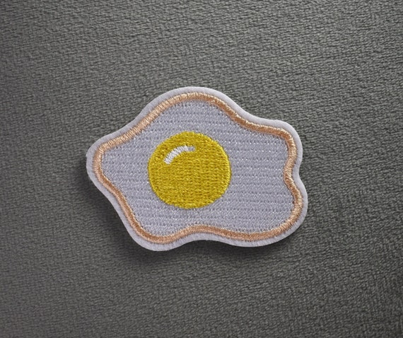 Iron-on Omelet Patch, Embroidered Crest 