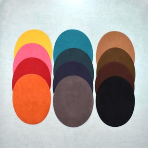 Ovale Wildlederflicken, aufbügelbare Ellbogen- oder Knieflicken, aufbügelbare Flicken