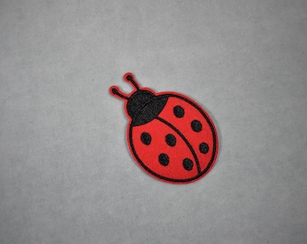 Patch coccinelle thermocollant brodé, fer sur patch, patch à coudre, customiser vêtements et accessoires