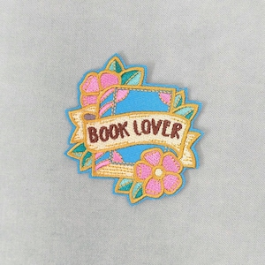 Patch agenda d'amour brodé, écusson  thermocollant