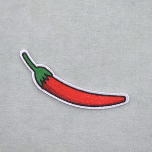 赤唐辛子パッチ、刺繍アイロンパッチ、アイロンパッチ、縫い付けパッチ、服やアクセサリーのカスタマイズ