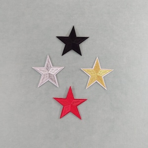 Iron-on star patch, embroidered patch for ironing or sewing, customize clothing and accessories