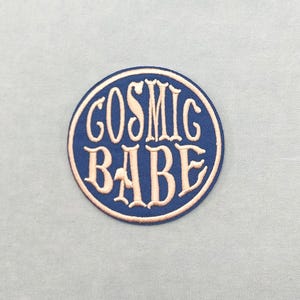 Patch Cosmic Babe, écusson thermocollant brodé, fer sur patch, patch à coudre, applique