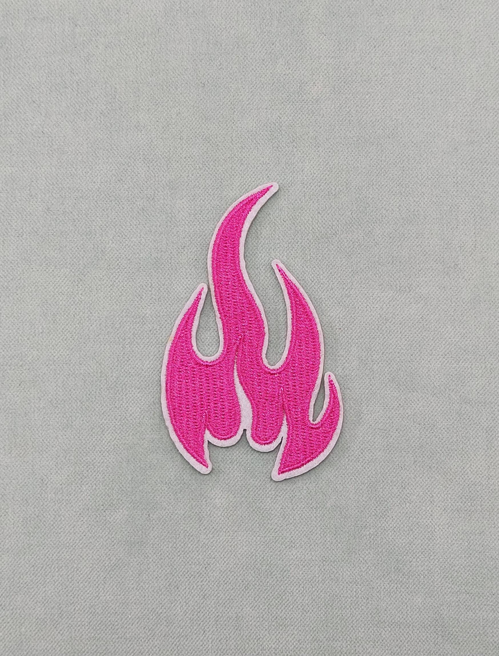Bestickter Aufnäher 'Die Kraft Des Feuers' – Zum Aufbügeln Oder Aufnähen, 5,5 X 8,8 Cm