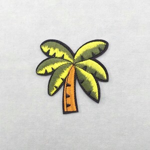 Patch thermocollant palmier, écusson, applique, fer sur patch brodé