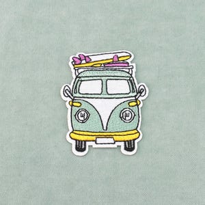 Toppa per furgone, toppa ricamata termoadesiva per furgone, toppa termoadesiva, toppa da cucire, personalizza vestiti e accessori