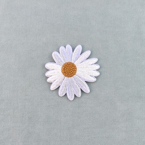 Parche de margarita, parche bordado termoadhesivo o parche para coser, personaliza ropa y accesorios