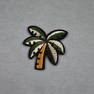 Palm iron-on patch, crest, applique, iron on embroidered patch