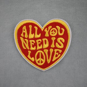 Heart patch, iron-on patch, iron on patch, sewing patch, customize clothes and accessories