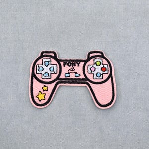 Toppa termoadesiva per controller di gioco, toppa ricamata per giochi elettronici