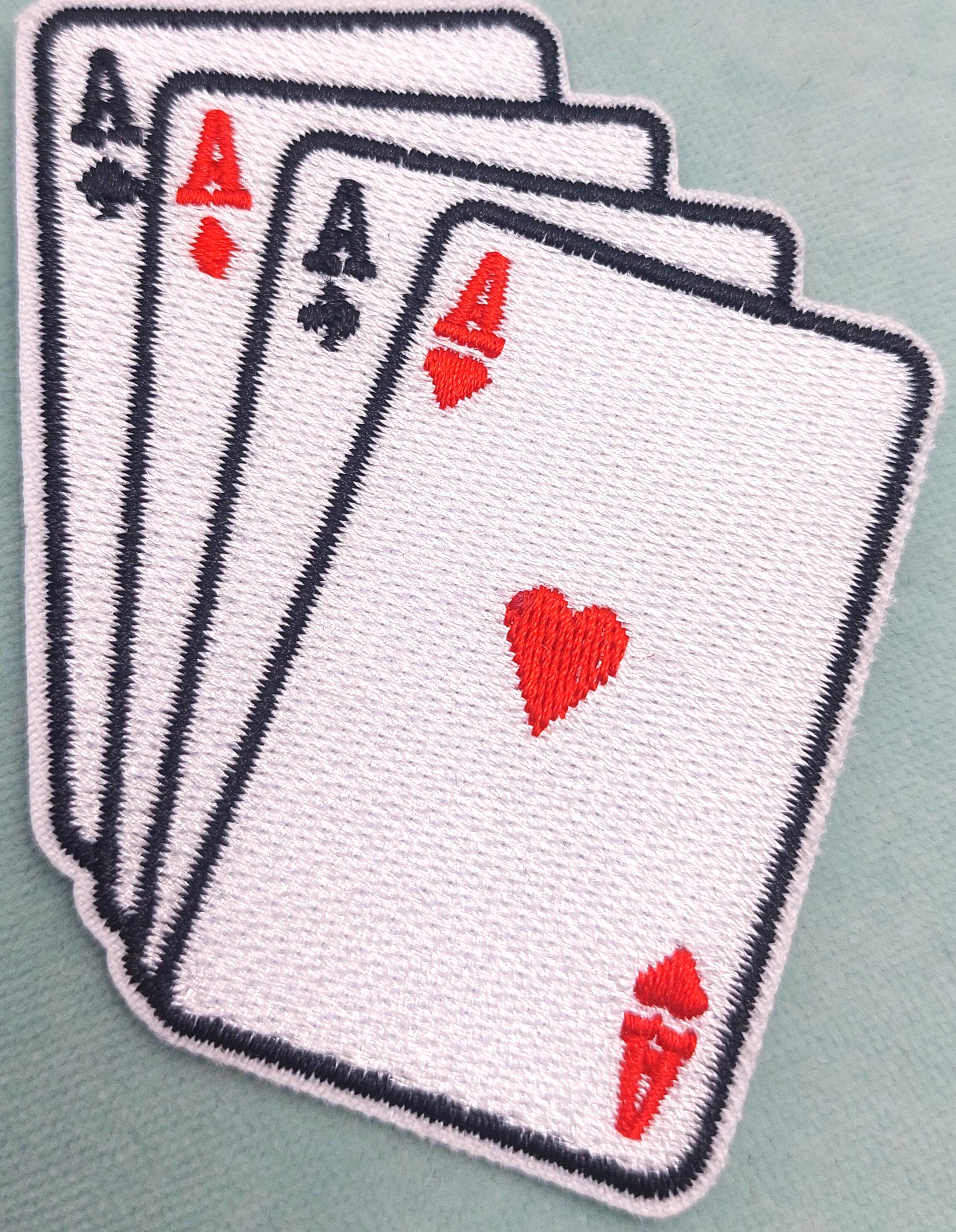 Yalulu Lot De 14 Écussons Brodés Poker Cœur - Thermocollants Pour Vêtements Et Jeans