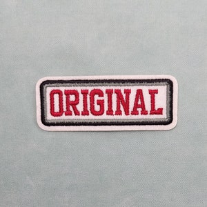 Original patch, embroidered badge, iron on patch, sewing patch, customize clothing and accessories