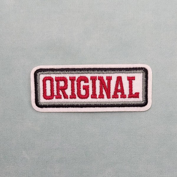 Original patch, embroidered badge, iron on patch, sewing patch, customize clothing and accessories