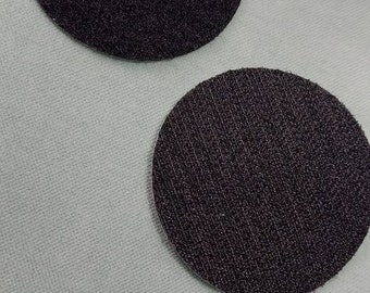 3 double-sided iron-on Velcros 3 cm for patches, badges. customize clothes and accessories