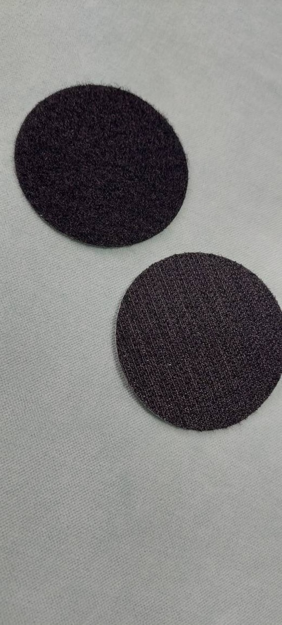 3 x 3 cm double-sided fusible Velcro for patches, crests. customize clothes  and accessories