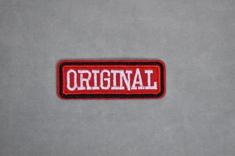 Patch Original thermocollant, écusson brodé image 1