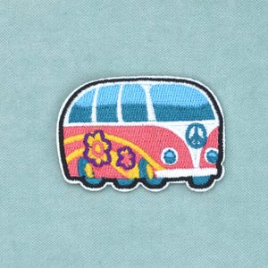Broderad stryklapp från Vanlife, stryklapp, sy-på-lapp, anpassa kläder och accessoarer