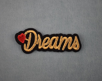 Embroidered Dreams patch, iron-on patch