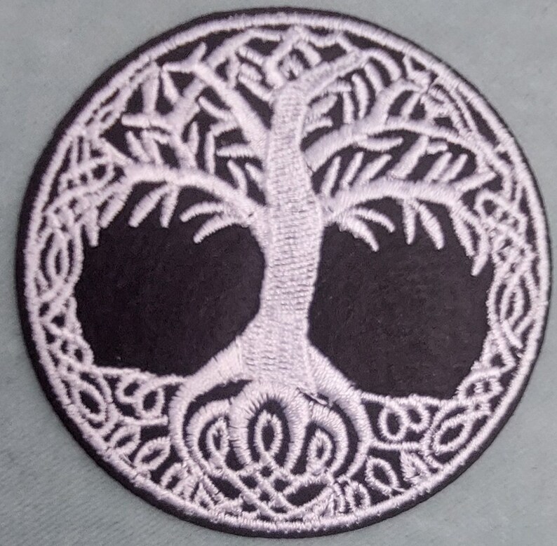 Patch arbre de vie thermocollant, écusson brodé image 2