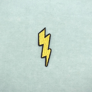 Patch tonnerre, écusson thermocollant brodé, fer sur patch, patch à coudre, customiser vêtements et accessoires