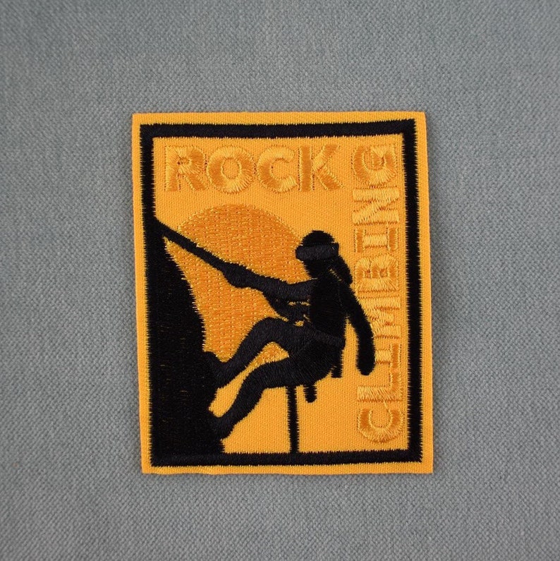 Embroidered Escalade patch, iron-on badge image 1