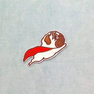 Patch Super dog thermocollant brodé, Super hero  fer sur patch, customiser vêtements et accessoires