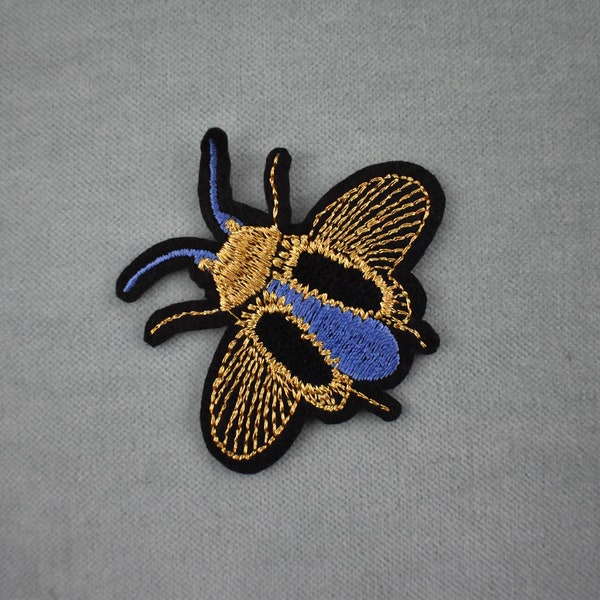 Patch insecte volant thermocollant brodé, fer sur patch, patch à coudre, customiser vêtements et accessoires