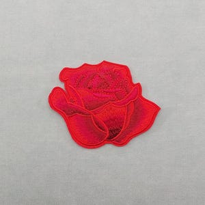 Strijkbare bloemenpatch, geborduurde strijkbare badge