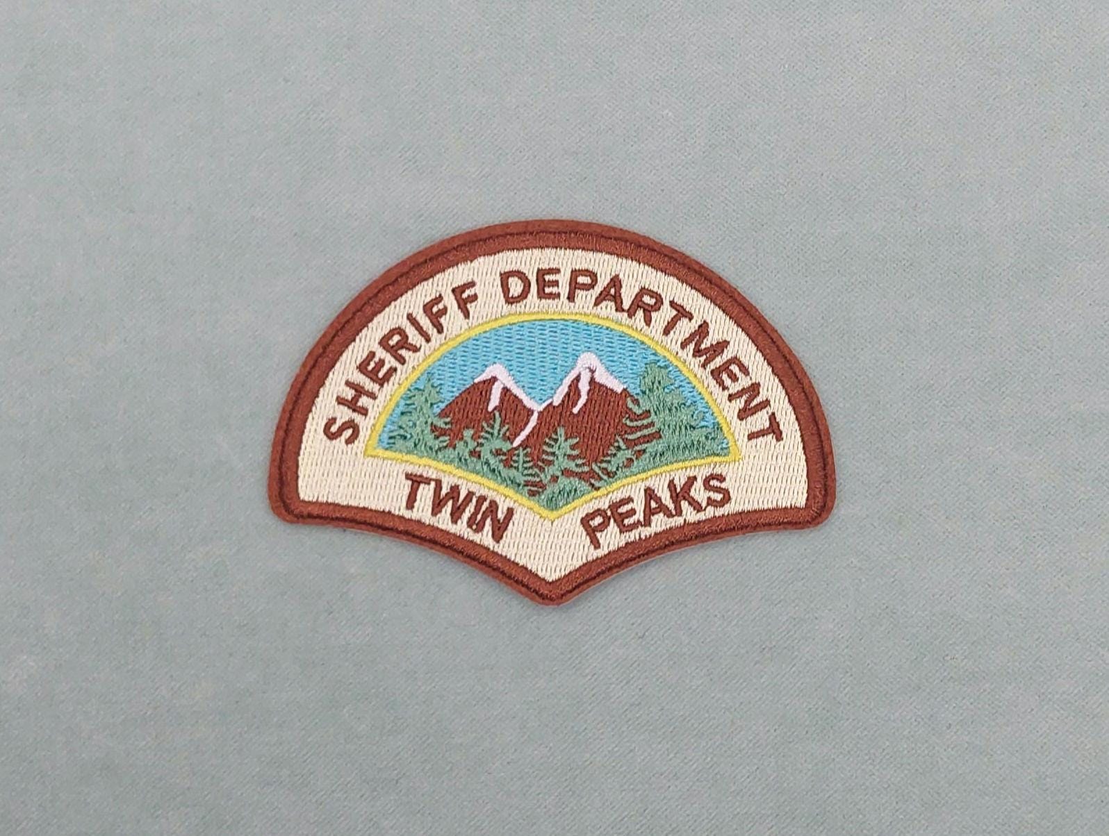 Twin Peaks Iron-on Patch, Sheriff Department, Embroidered Patch - Etsy