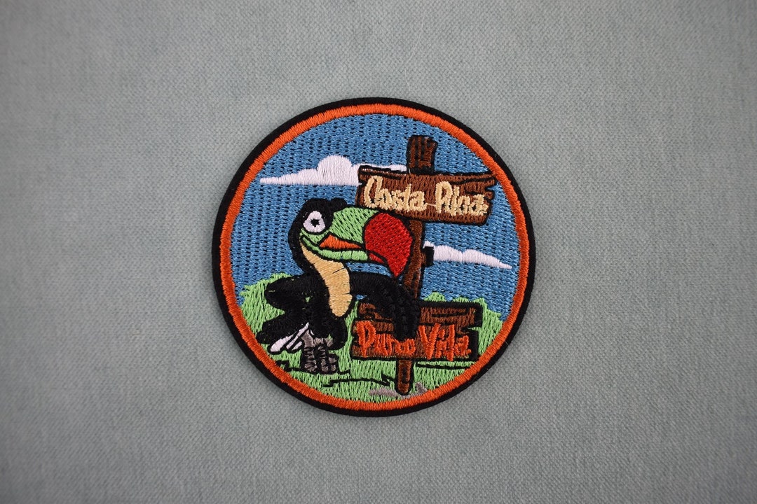 costa-rica-iron-on-patch-embroidered-iron-on-patch-iron-on-etsy