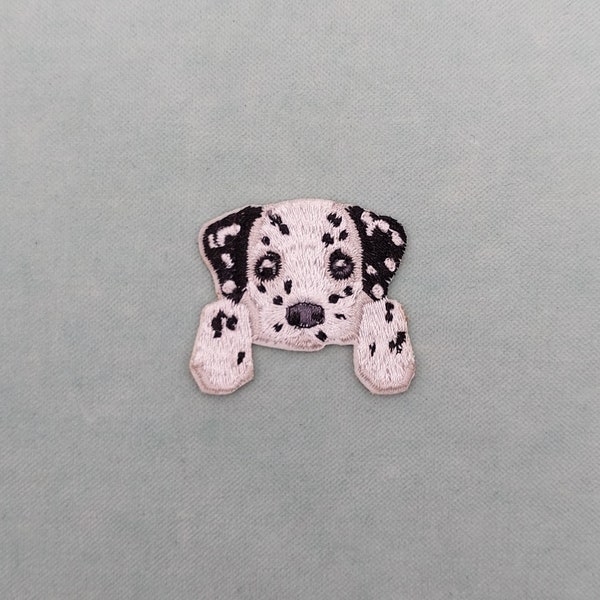 Patch dalmatien, écusson chien thermocollant brodé, fer sur patch, customiser vêtements et accessoires