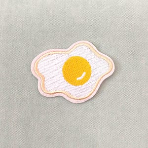 Iron-on omelet patch, embroidered badge