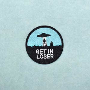 Aufnäher „Alien-Invasion“, UFO-Aufnäher zum Aufbügeln, Aufnäher zum Sticken oder Aufnähen