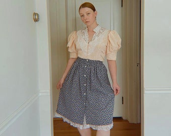 Floral Prairie Skirt - Size S