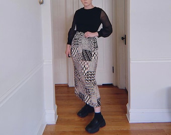 Bedrucktes Maxikleid - Gr. XS/S