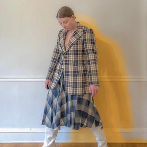 Pleated Wool Midi Skirt Size XS image 1
