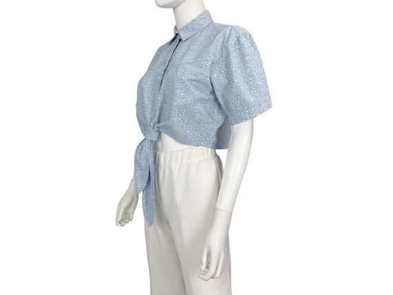 Tie Up Cropped Blouse - Size M/L - image 2