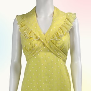 Polka Dot Halter Maxi Dress - Size XXS